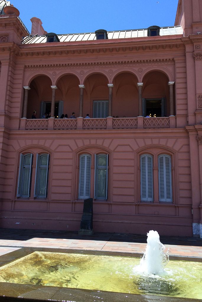 44 Balcony Overlooking the Plaza de Mayo Where Eva Peron Gave Speeches Casa Rosado Plaza de Mayo Buenos Aires